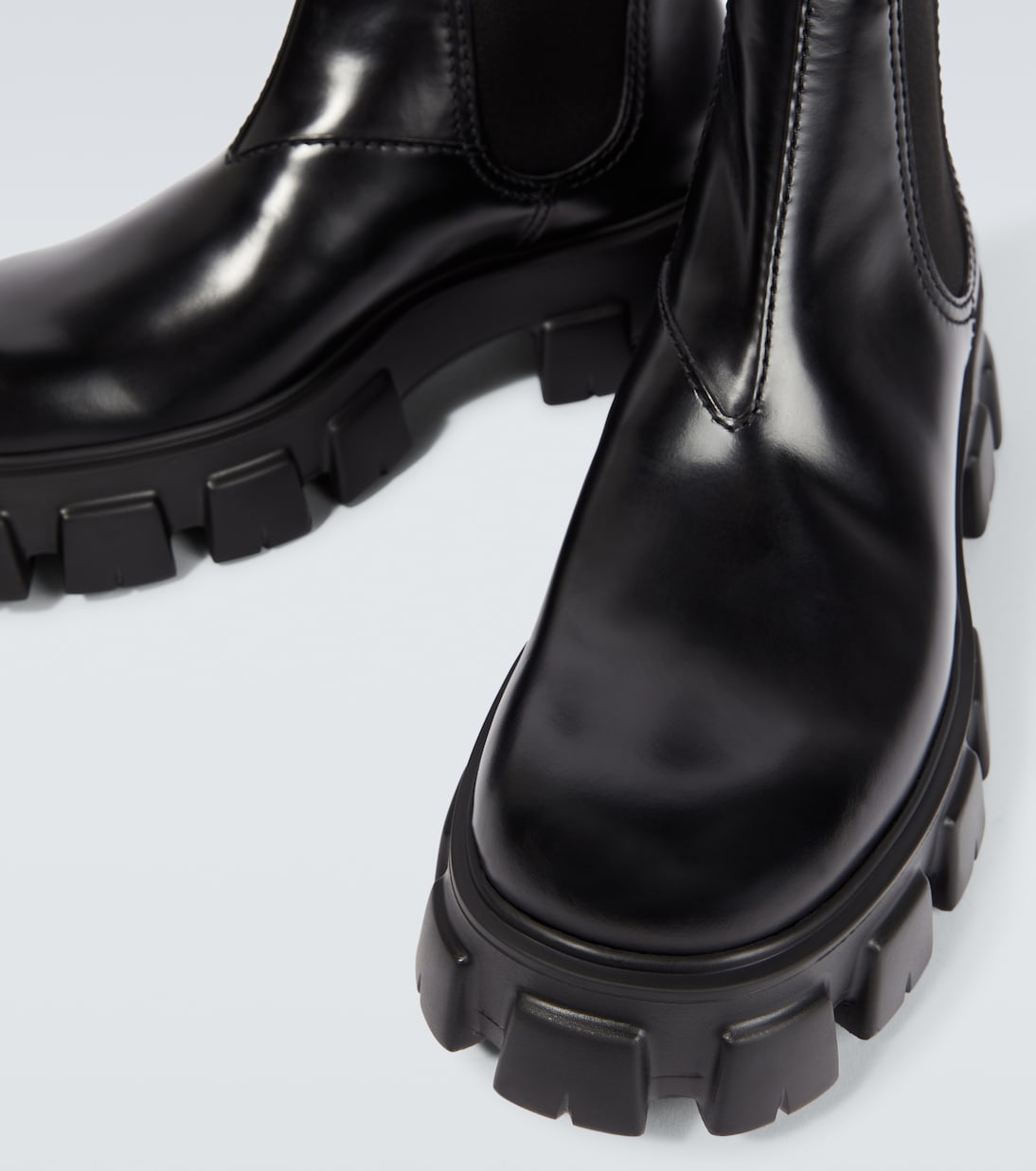 Chelsea Boots Monolith aus Leder | Prada