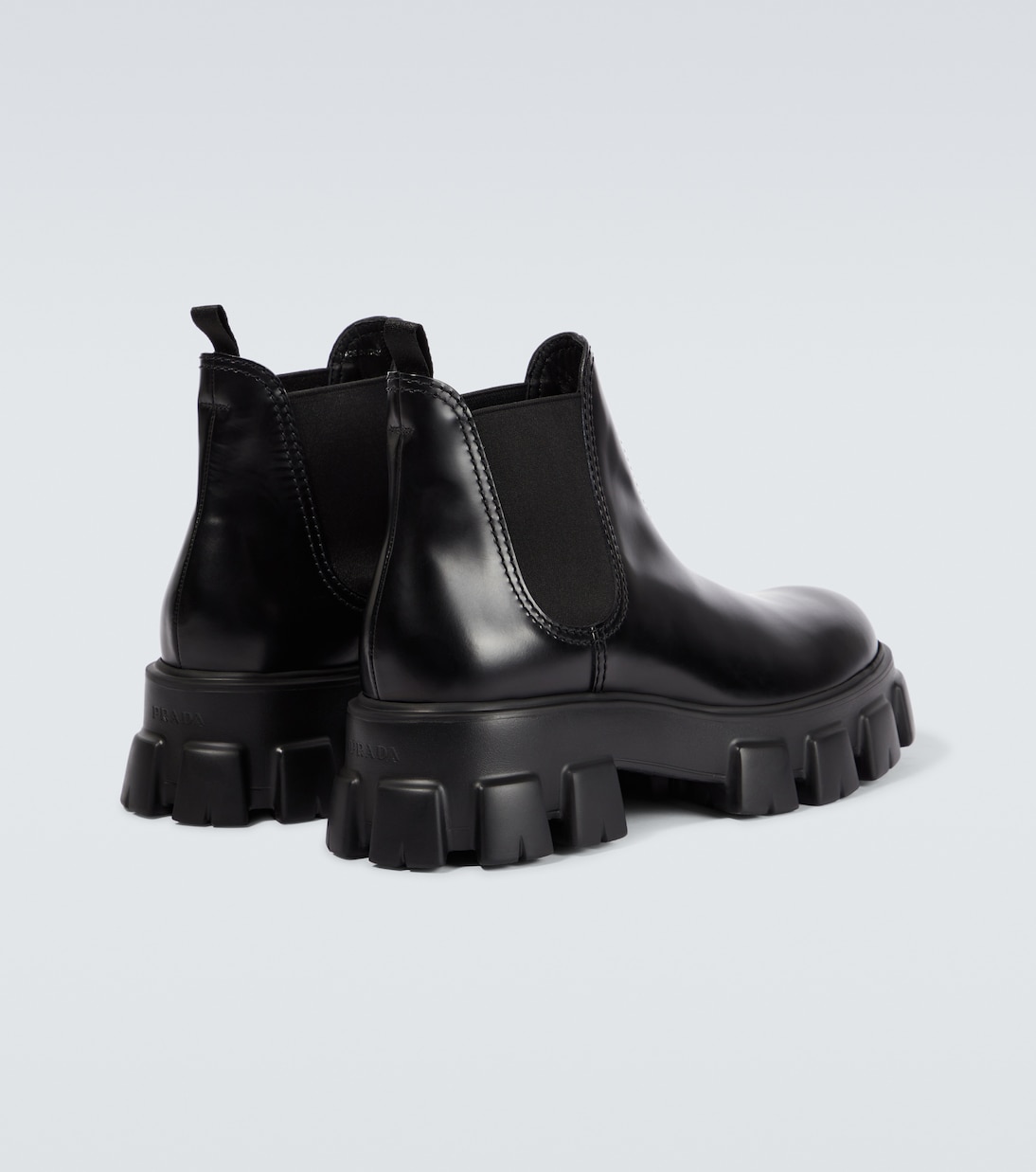 Chelsea Boots Monolith aus Leder | Prada