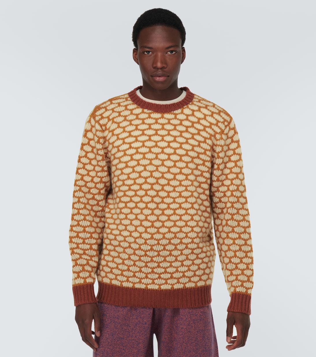 Sweat-shirt en jacquard de cachemire | The Elder Statesman