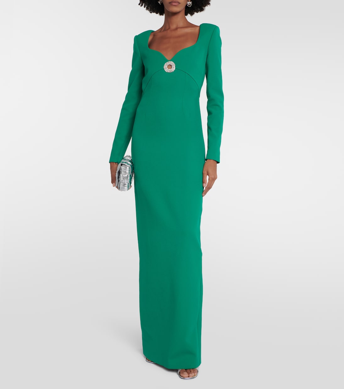Zhad crêpe gown | Safiyaa