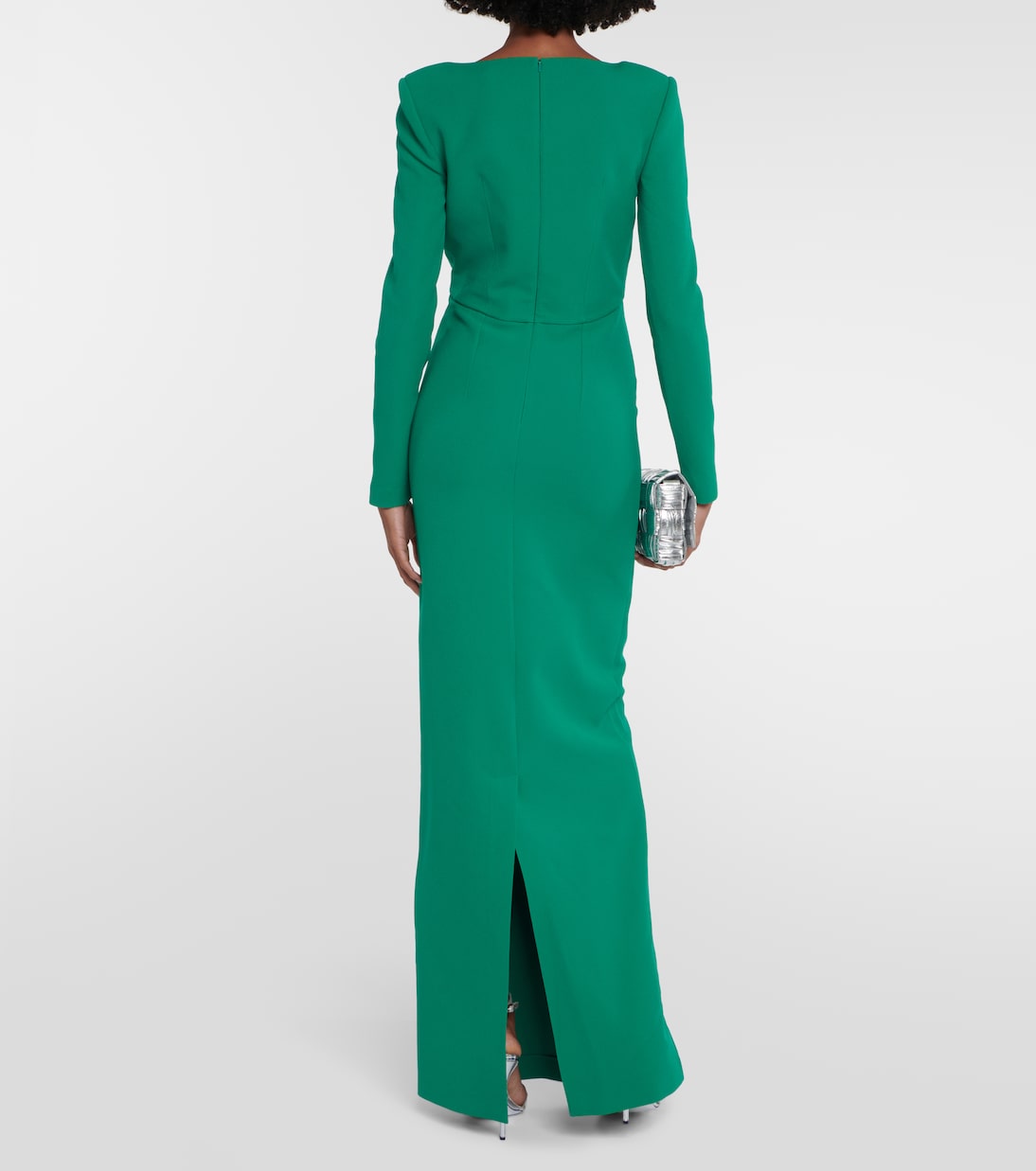 Zhad crêpe gown | Safiyaa