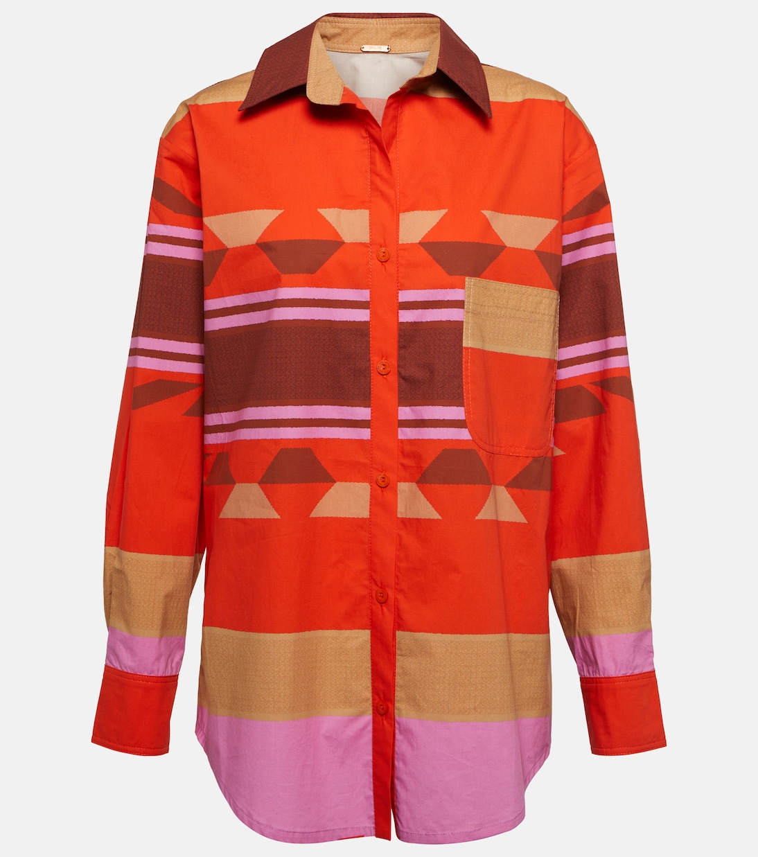 Camicia in cotone con ruches | Johanna Ortiz