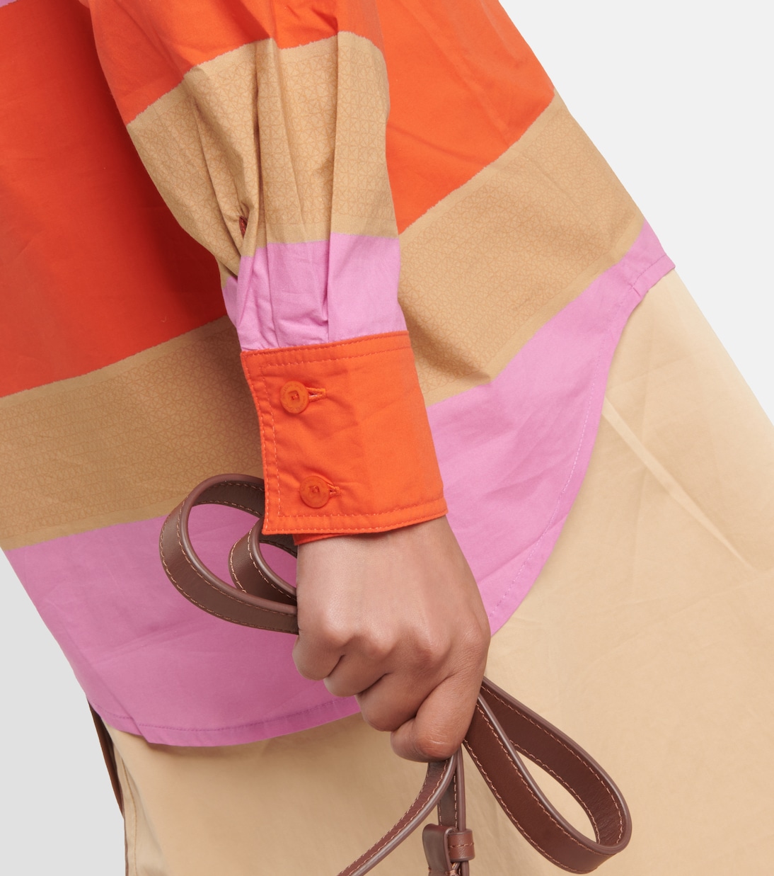 Camicia in cotone con ruches | Johanna Ortiz