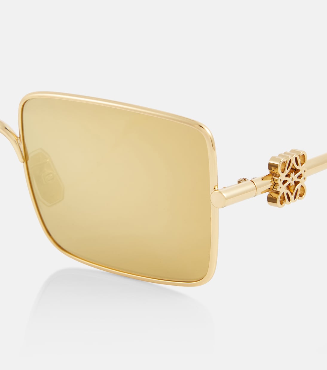 Occhiali da sole LOEWE Square con design a anagramma per stile giovanile