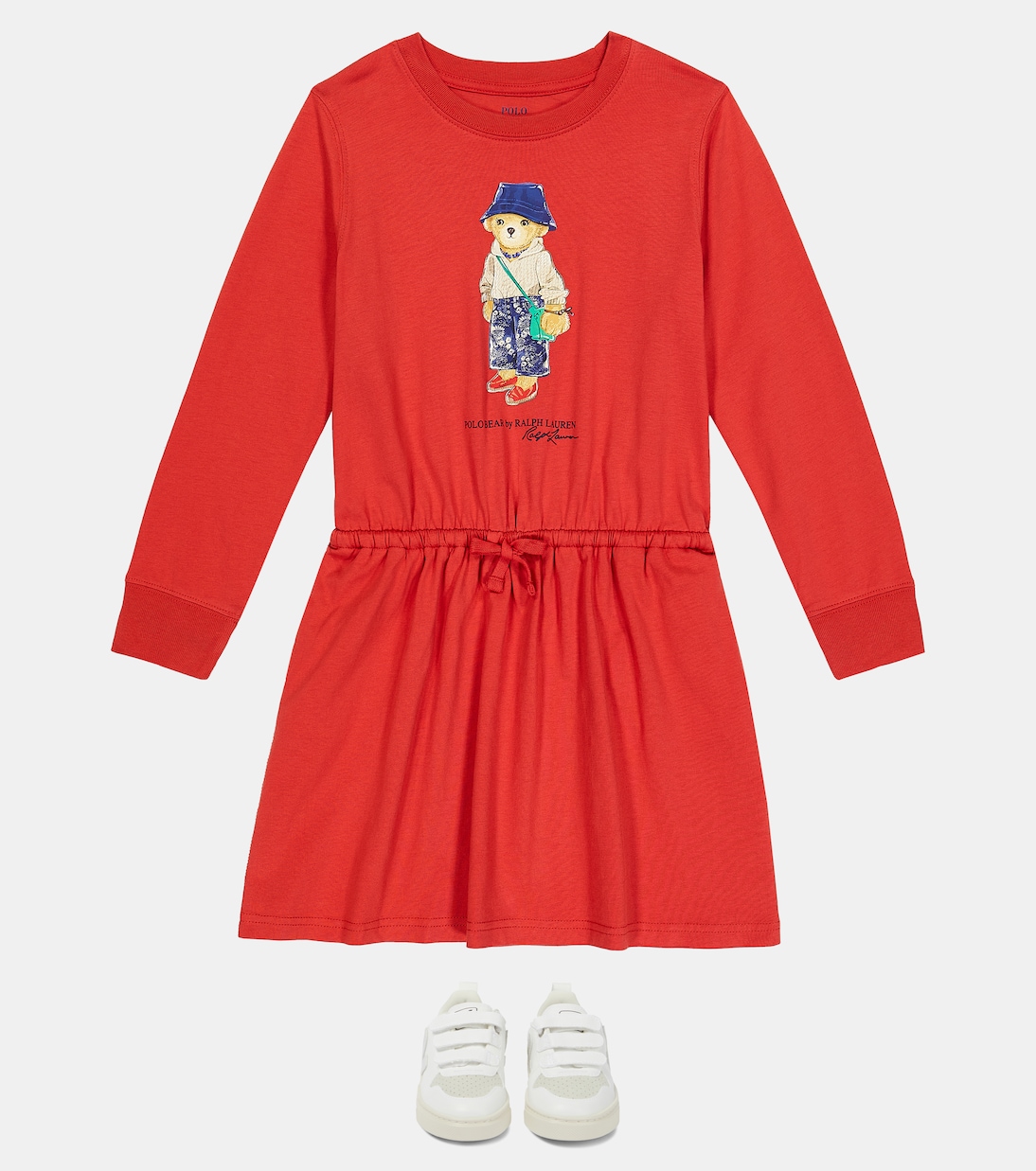 Kleid Polo Bear aus Baumwoll-Jersey | Polo Ralph Lauren Kids
