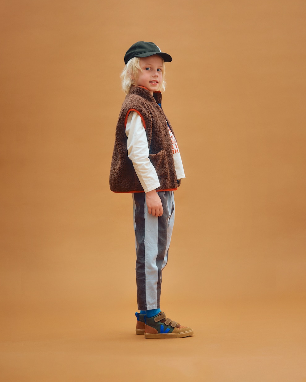 Baskets V-10 Mid en daim | Veja Kids