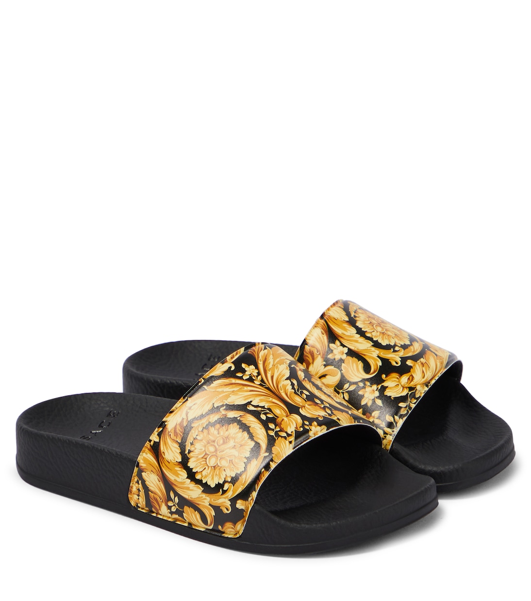 Barocco printed slides | Versace Kids