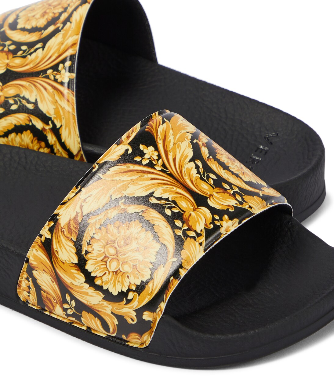 Barocco printed slides | Versace Kids