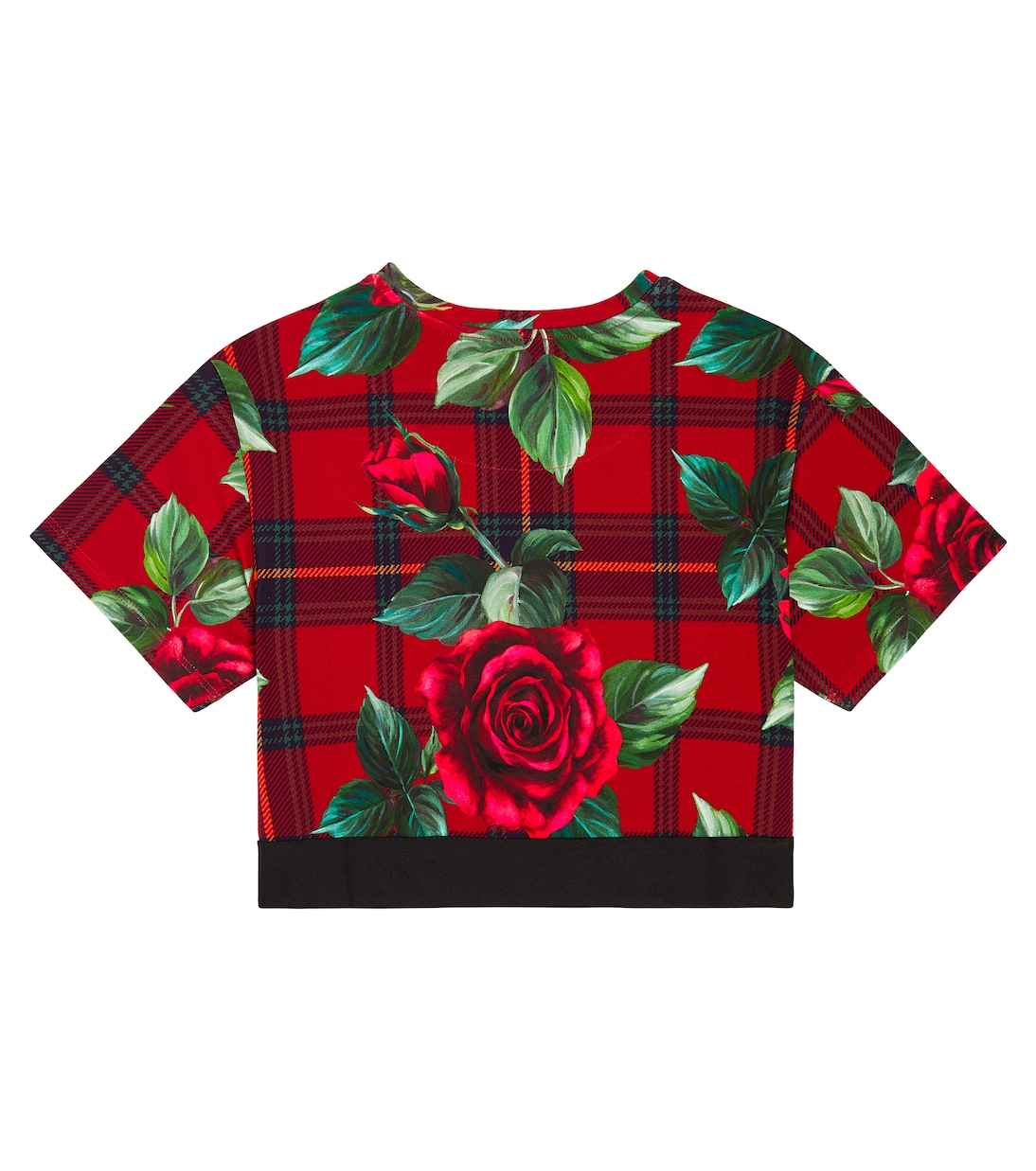 Camiseta en mezcla de algodón estampada | Dolce&Gabbana Kids