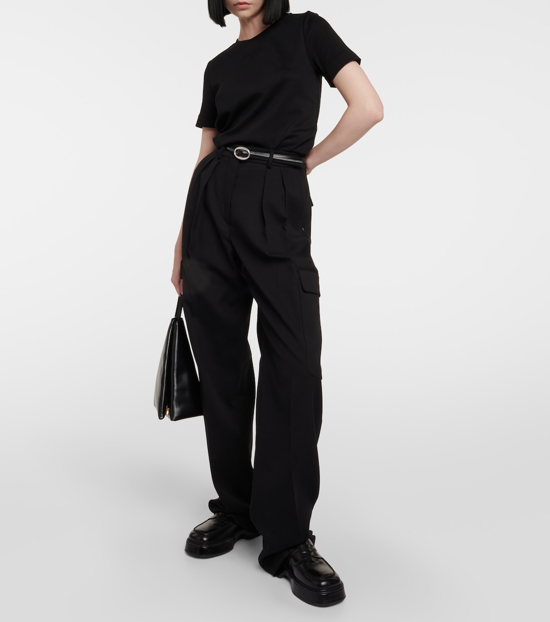 Logo cotton-blend jersey T-shirt | 'S Max Mara