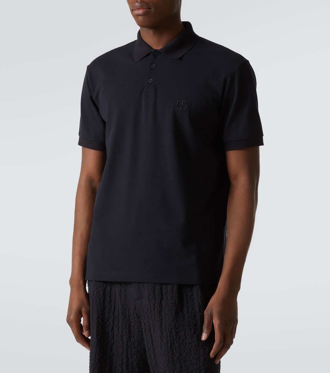 Polo en coton mélangé | Giorgio Armani
