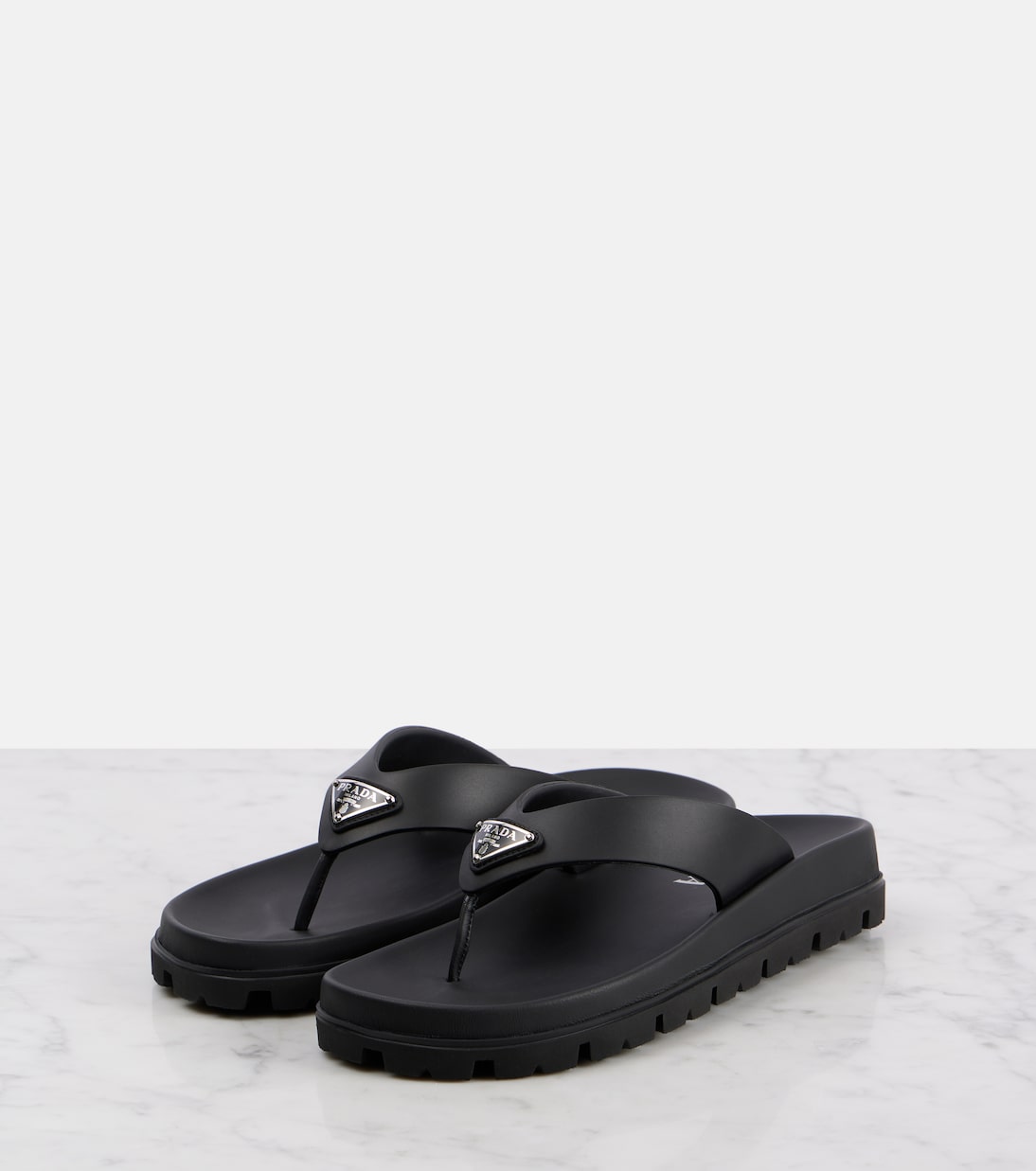 Tongs Soft Cage en vinyle | Prada