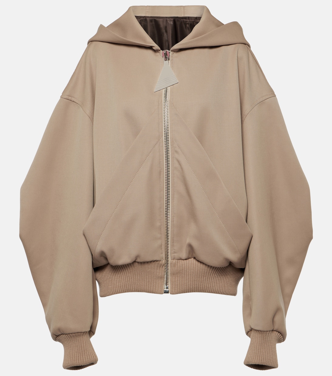 Bomber de gabardina de lana | The Attico