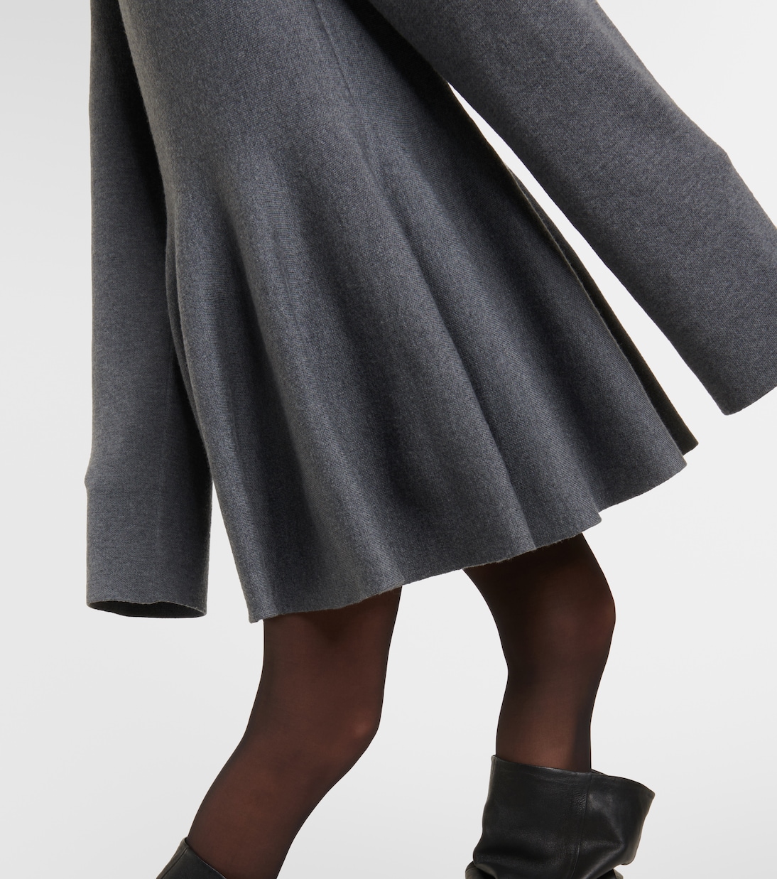 Clarice turtleneck wool-blend minidress | Khaite