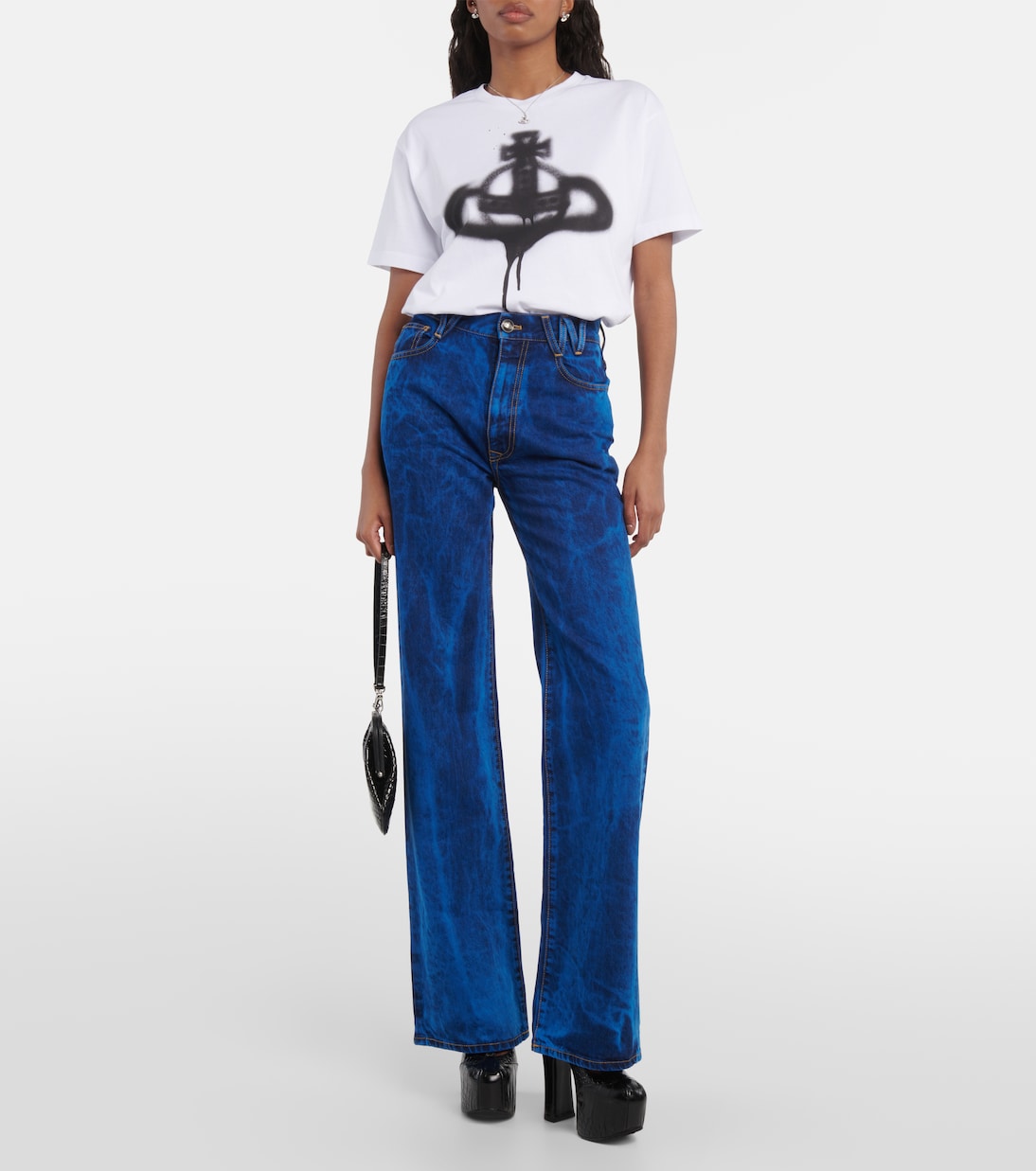 Cabas en cuir embossé | Vivienne Westwood