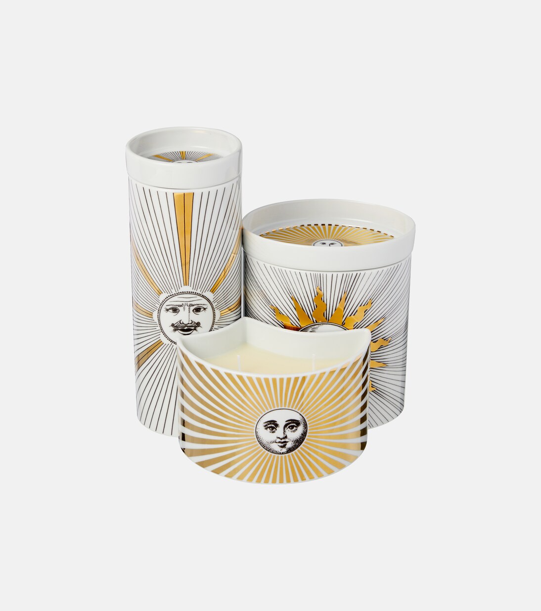 Nel Mentre set of 3 scented candles | Fornasetti
