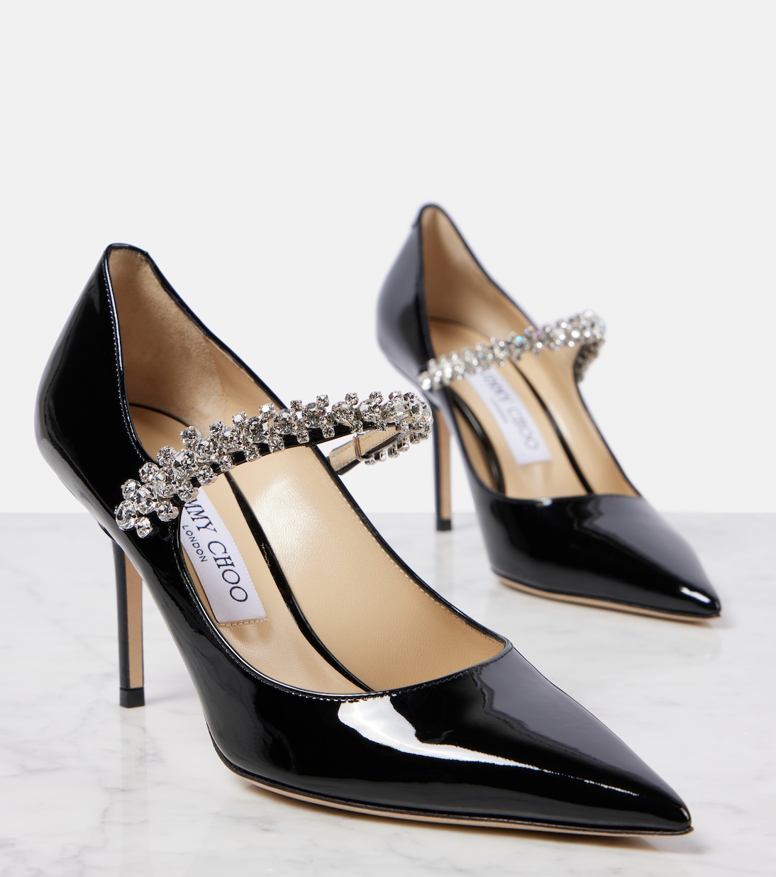 Verzierte Pumps Bing 85 aus Lackleder | Jimmy Choo