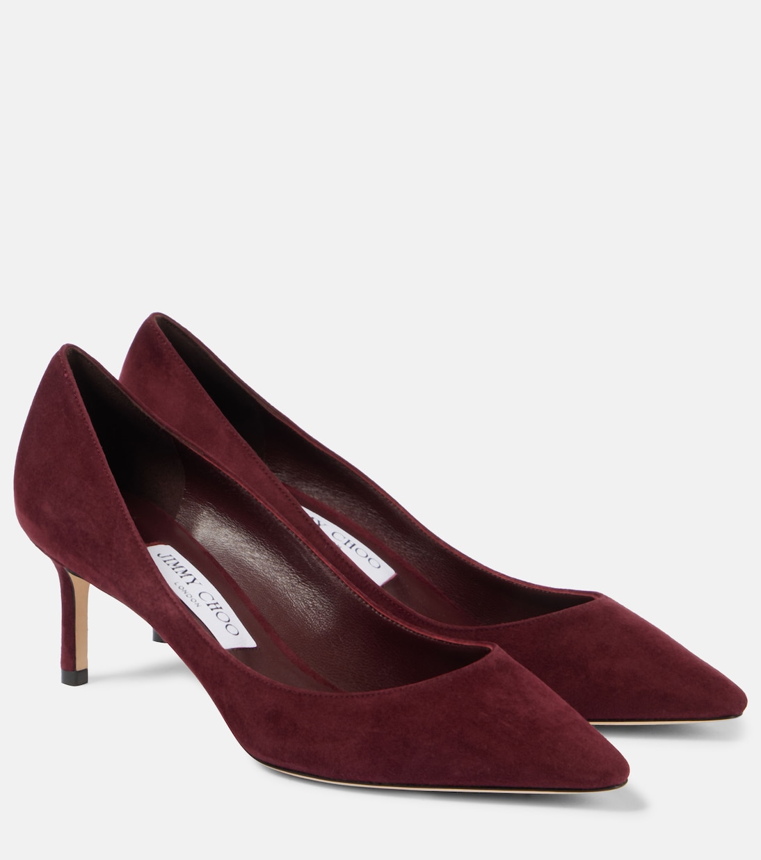 お歳暮 時期 in pumps suede 60 Romy burgundy Mytheresa | Choo Jimmy - 靴