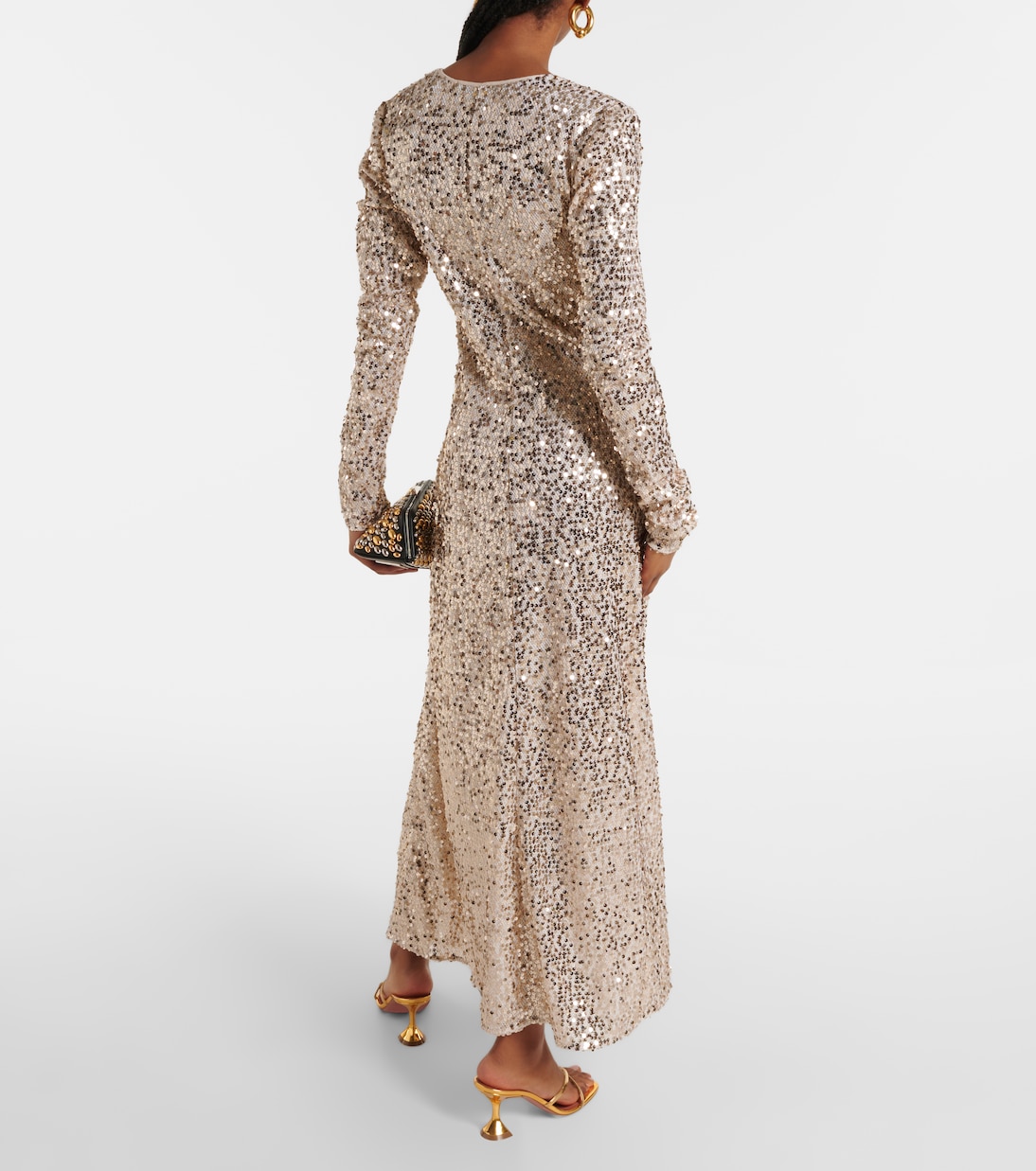 Maxikleid mit Pailletten | Rotate