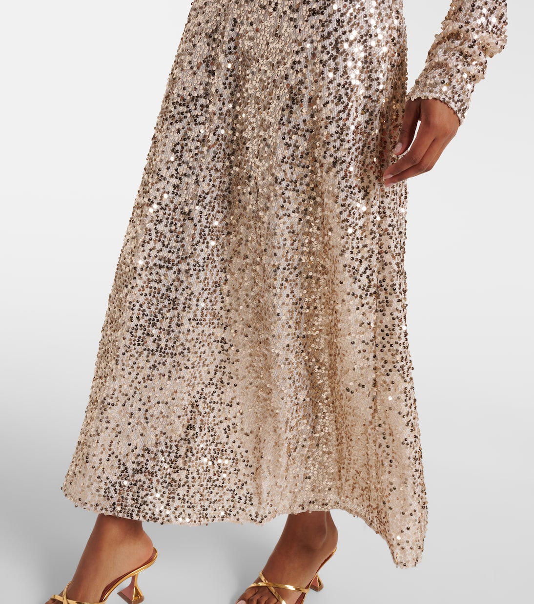 Maxikleid mit Pailletten | Rotate