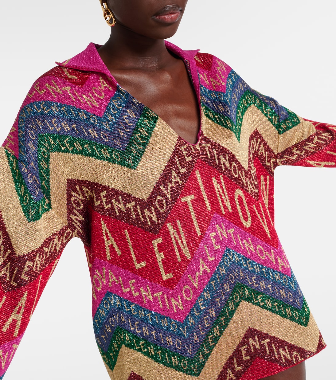 Jersey en intarsia con logo | Valentino
