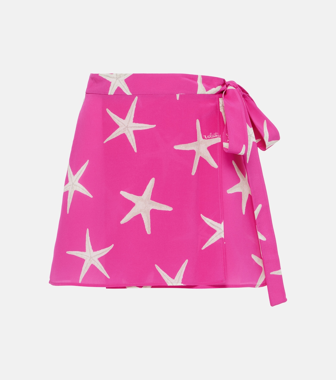 Falda envolvente de seda estampada | Valentino