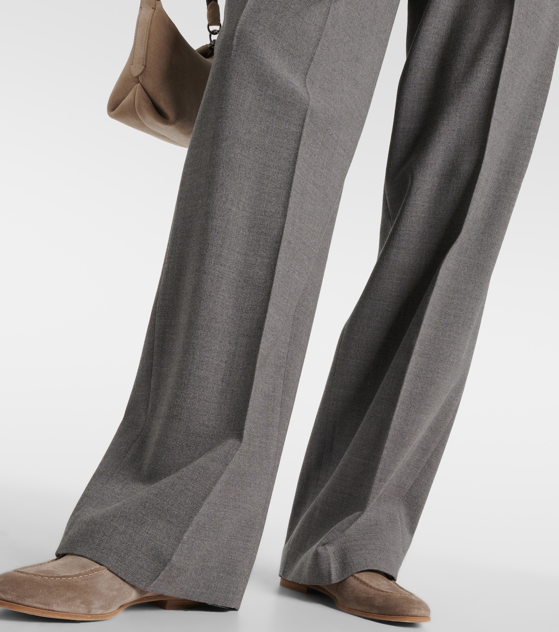 Wool wide-leg pants | Brunello Cucinelli