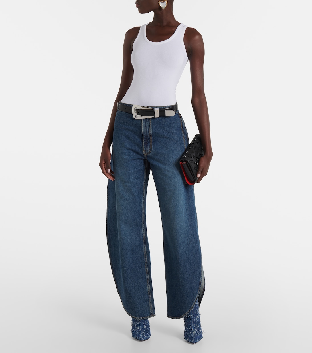 Pumps So Kate 100 in denim | Christian Louboutin