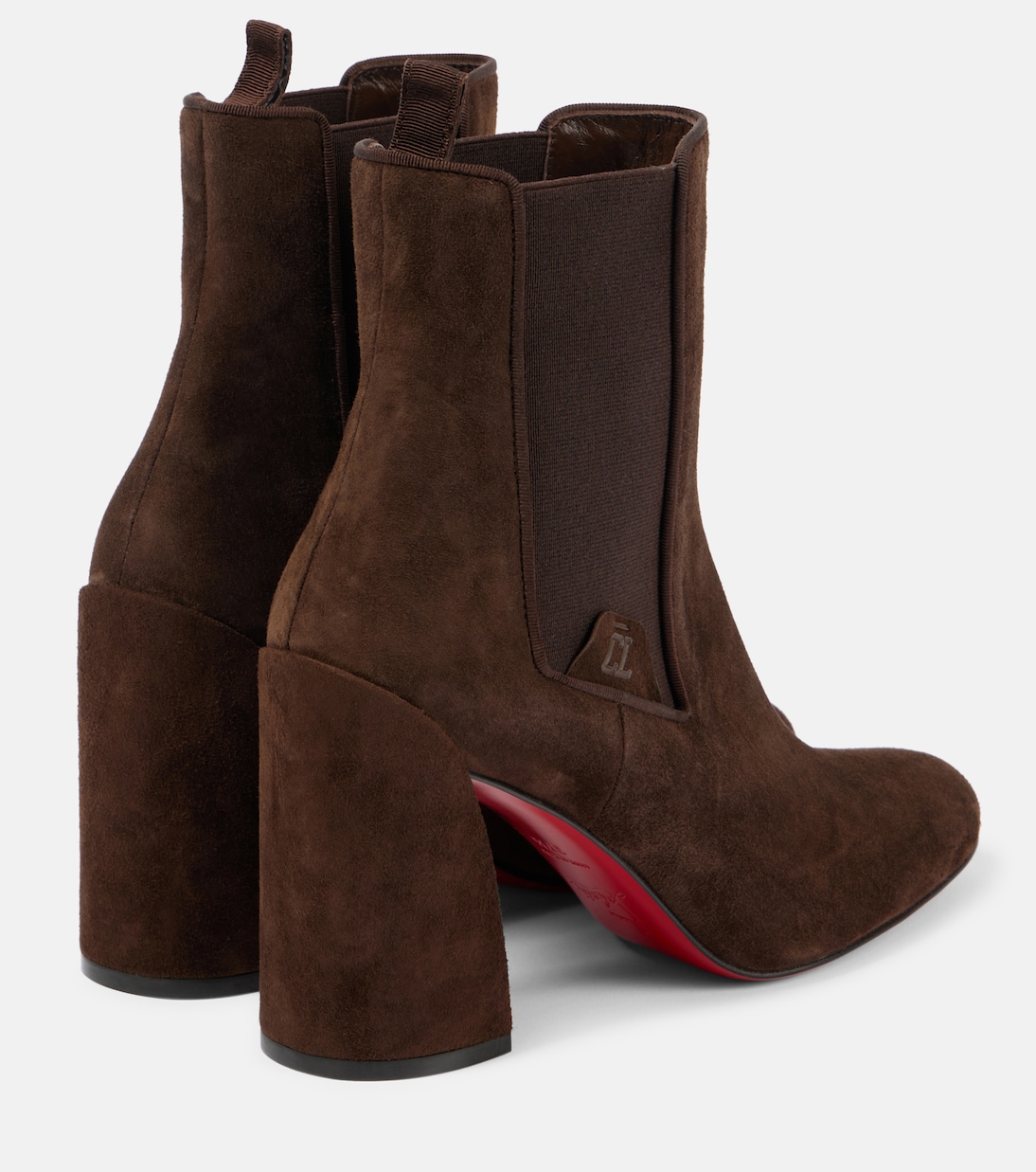 Turelastic 85 suede ankle boots | Christian Louboutin