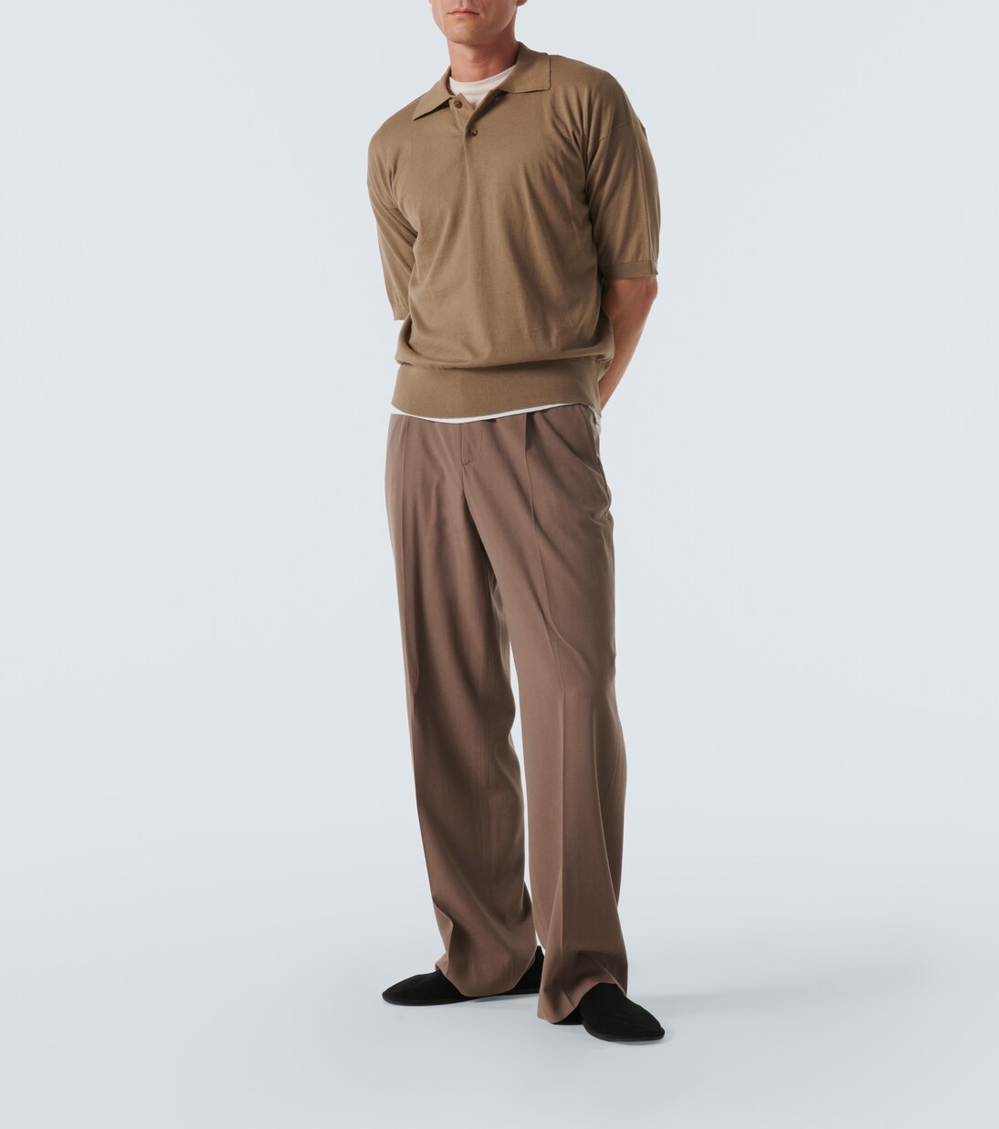 Polo Tiago in cotone e cashmere | The Row