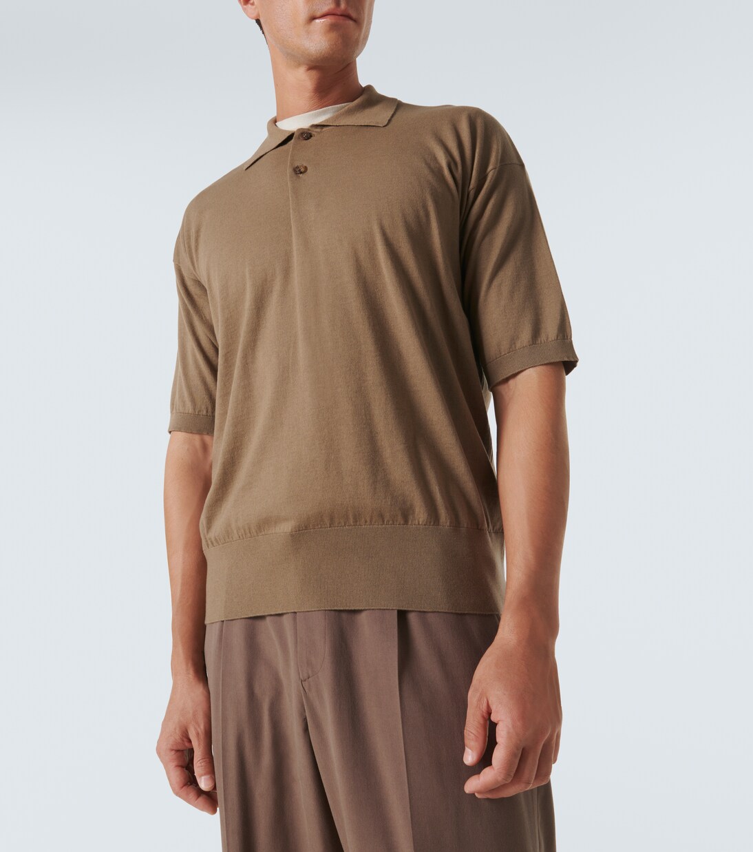 Polo Tiago in cotone e cashmere | The Row