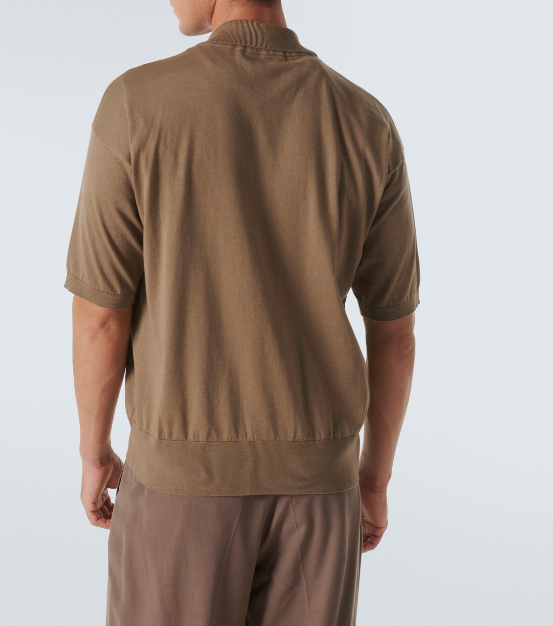 Polo Tiago in cotone e cashmere | The Row