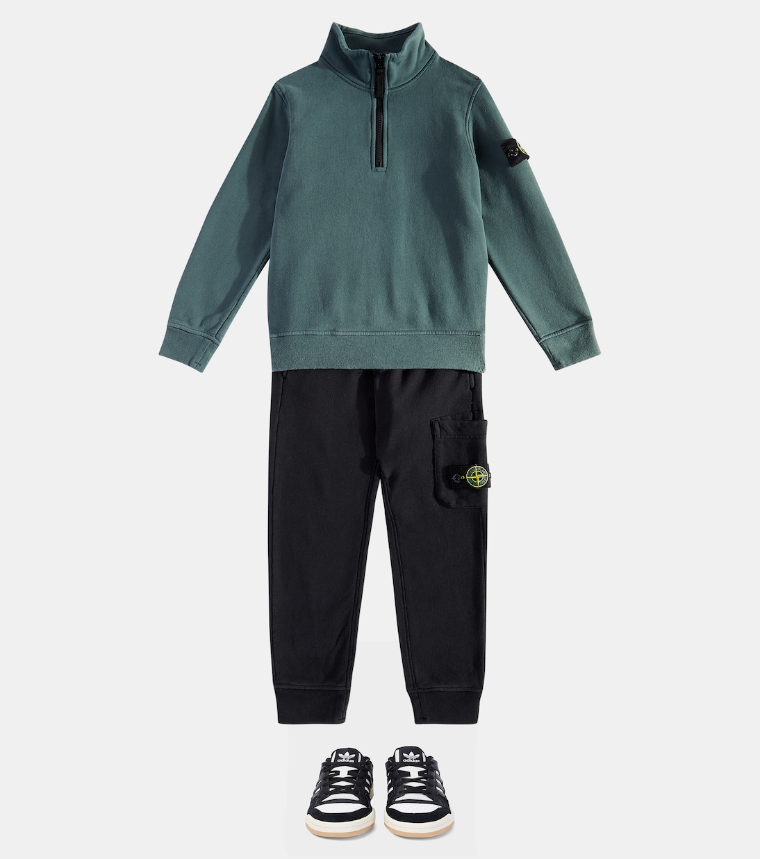 Pullover Compass in cotone | Stone Island Junior