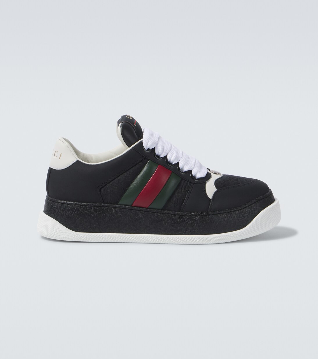 Sneakers Screener GG aus Canvas und Leder in Schwarz Gucci Mytheresa
