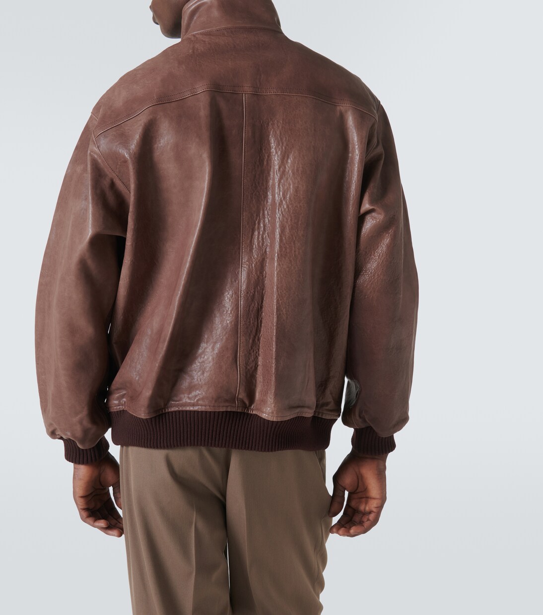 Giacca blouson in pelle | Auralee