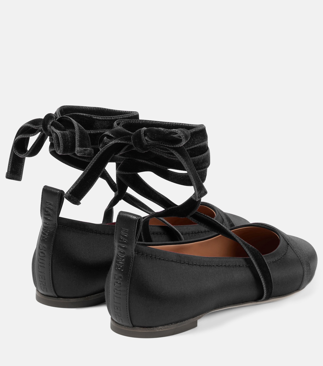 Ballerine Spencer in raso | Malone Souliers
