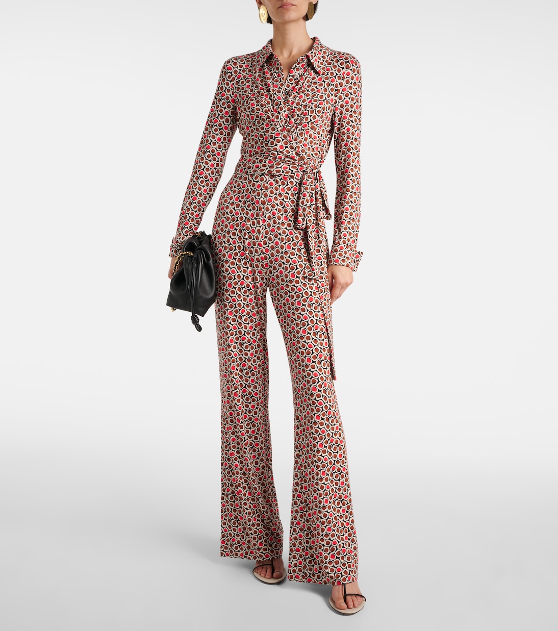 Mono Michell de jersey estampado | Diane von Furstenberg