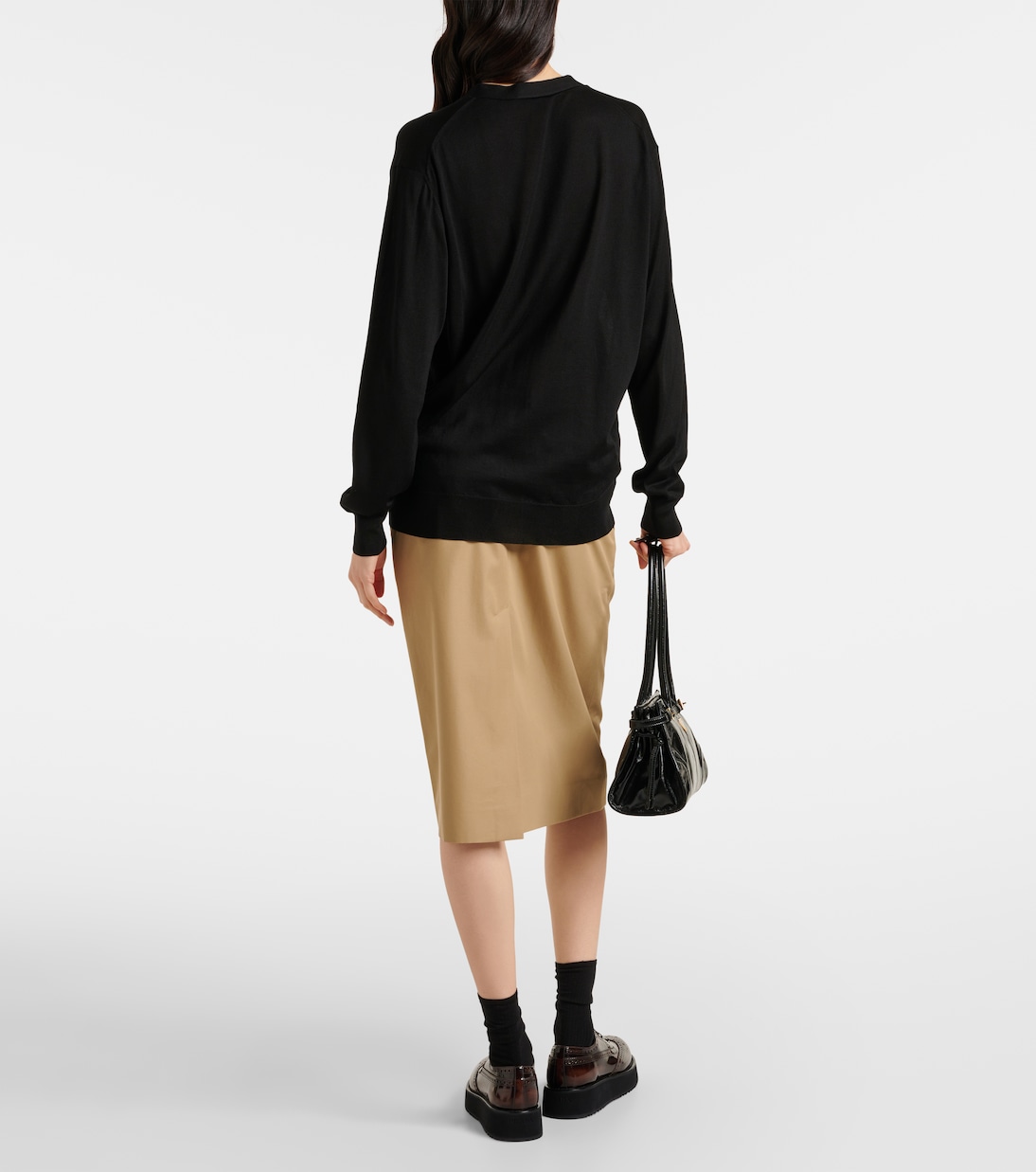 Cardigan en soie | Prada