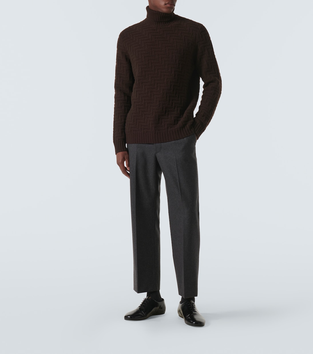 Wool and cashmere turtleneck sweater | Prada