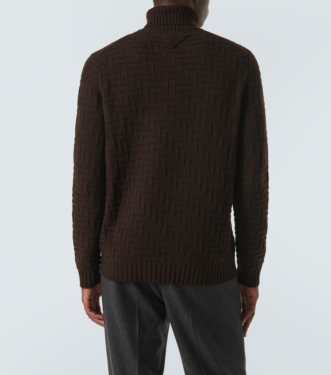 Wool and cashmere turtleneck sweater | Prada