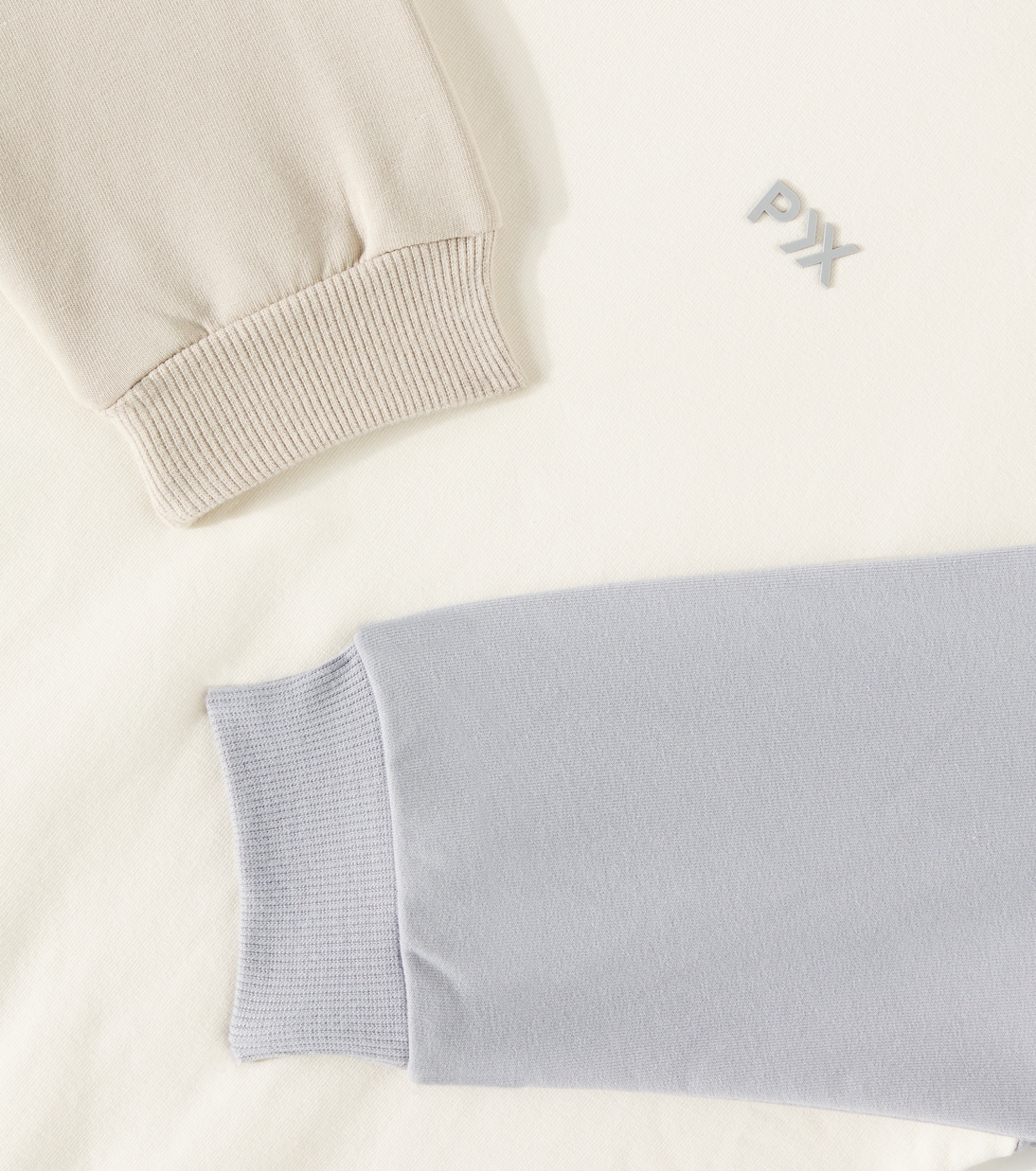 Sudadera de mezcla de algodón colorblock | Rylee + Cru