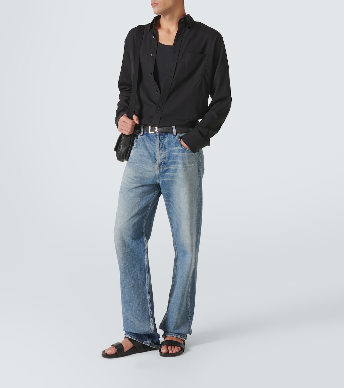 Sandalen Nichols aus Leder | Saint Laurent