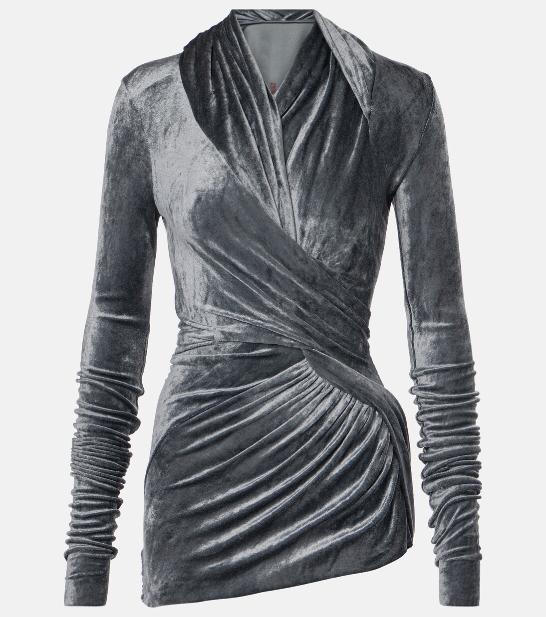 Top Magnetic de terciopelo cruzado | Rick Owens