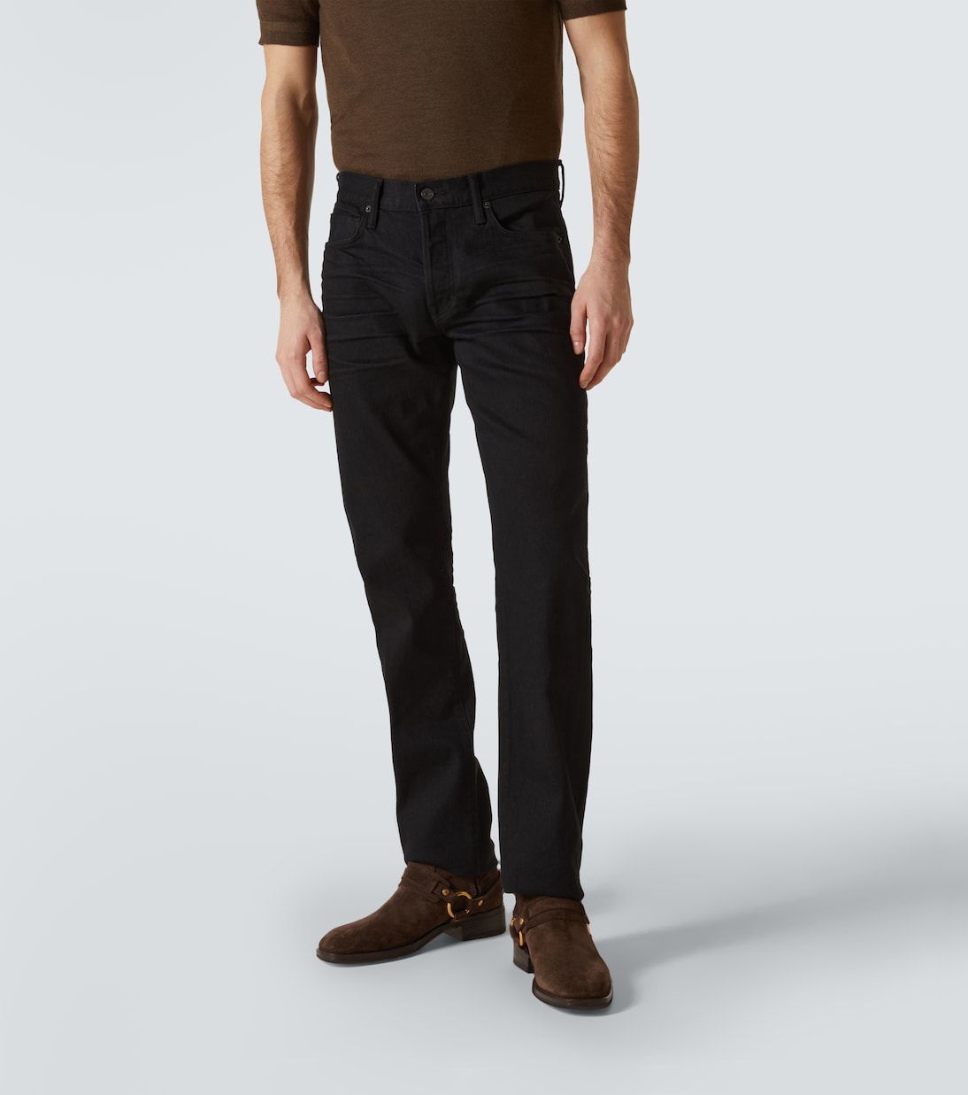 Logo直筒牛仔裤 | Tom Ford