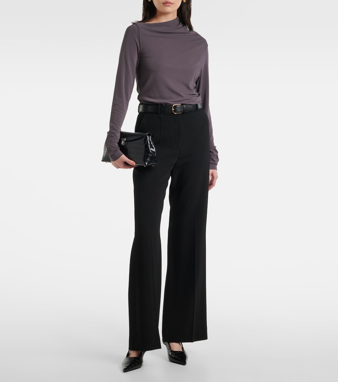 Top in jersey con ruches | Toteme