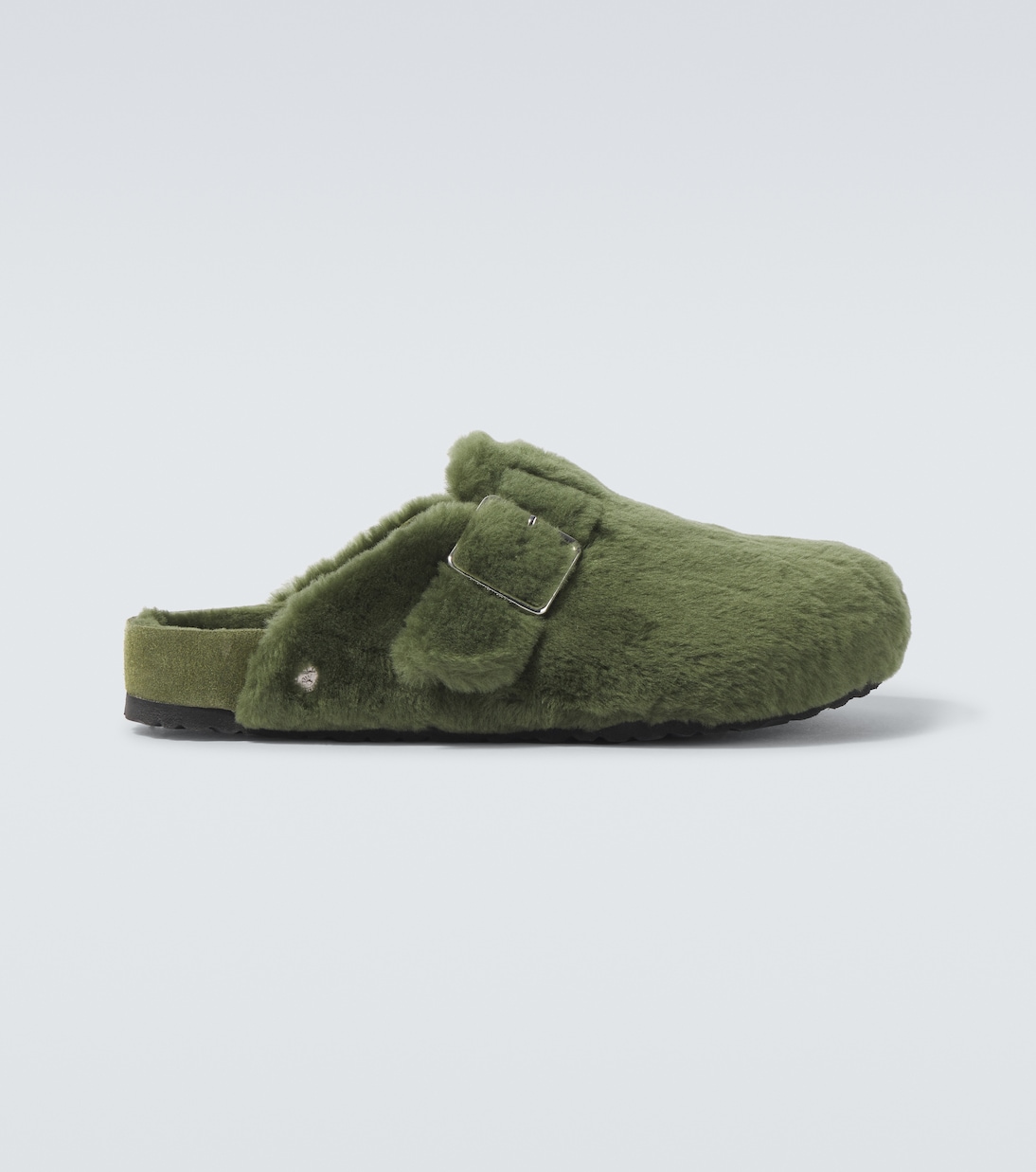 Mules Boston 1774 in suede con shearling | Birkenstock 1774