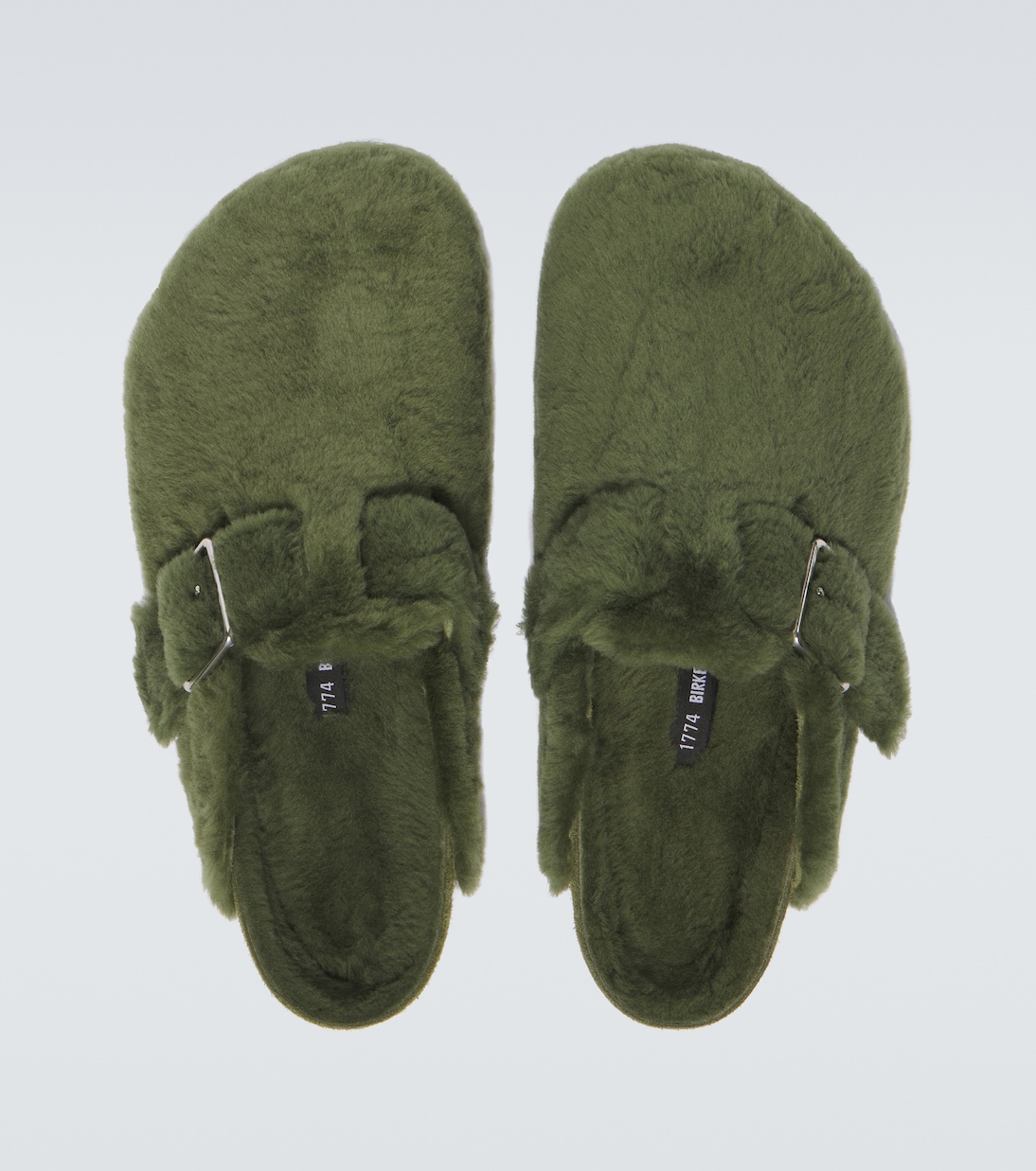 Mules Boston 1774 in suede con shearling | Birkenstock 1774