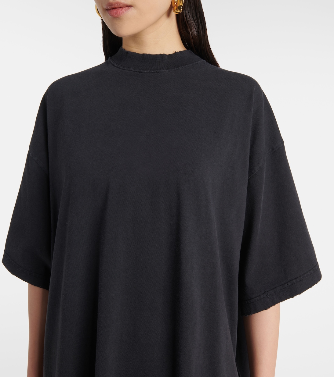 Vestido midi de algodón | Balenciaga