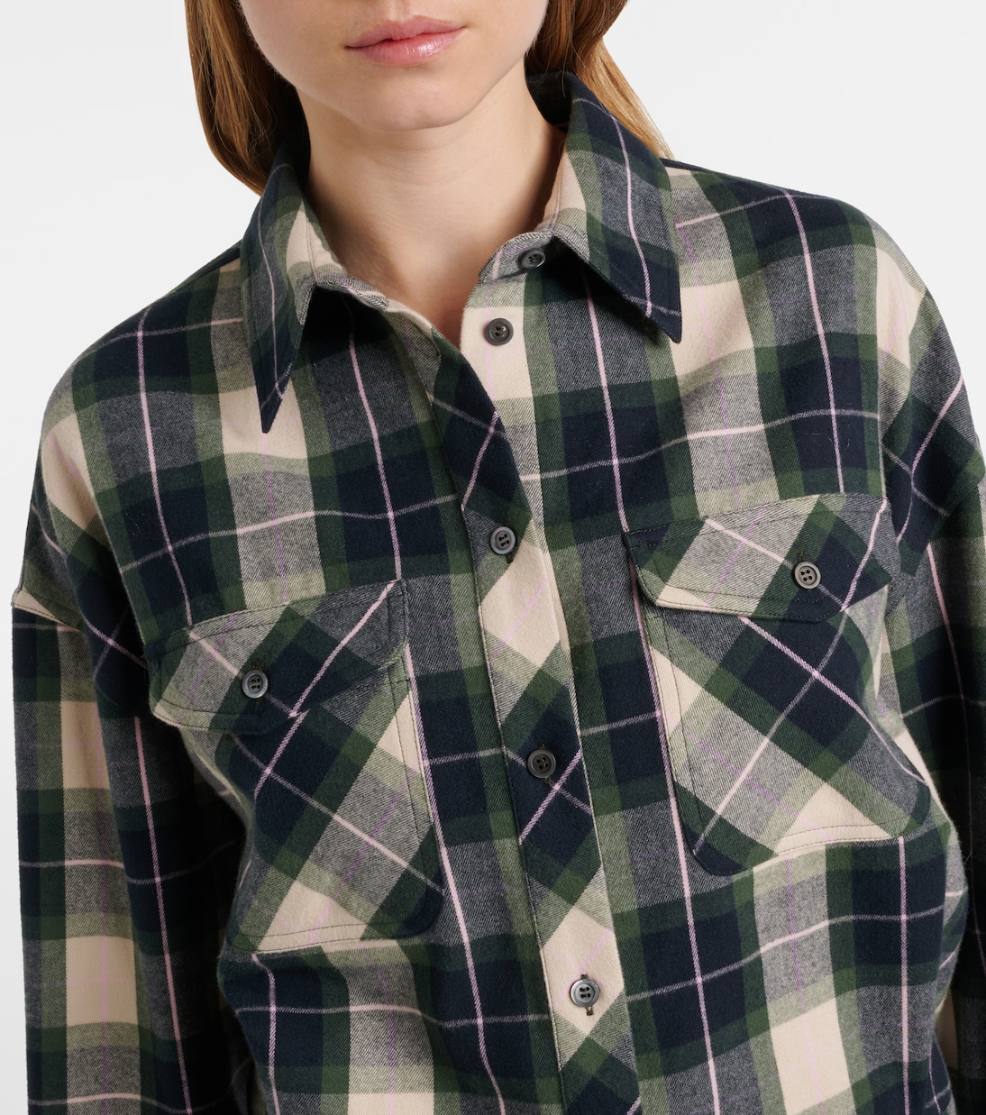 Camicia in cotone a quadri | Loewe
