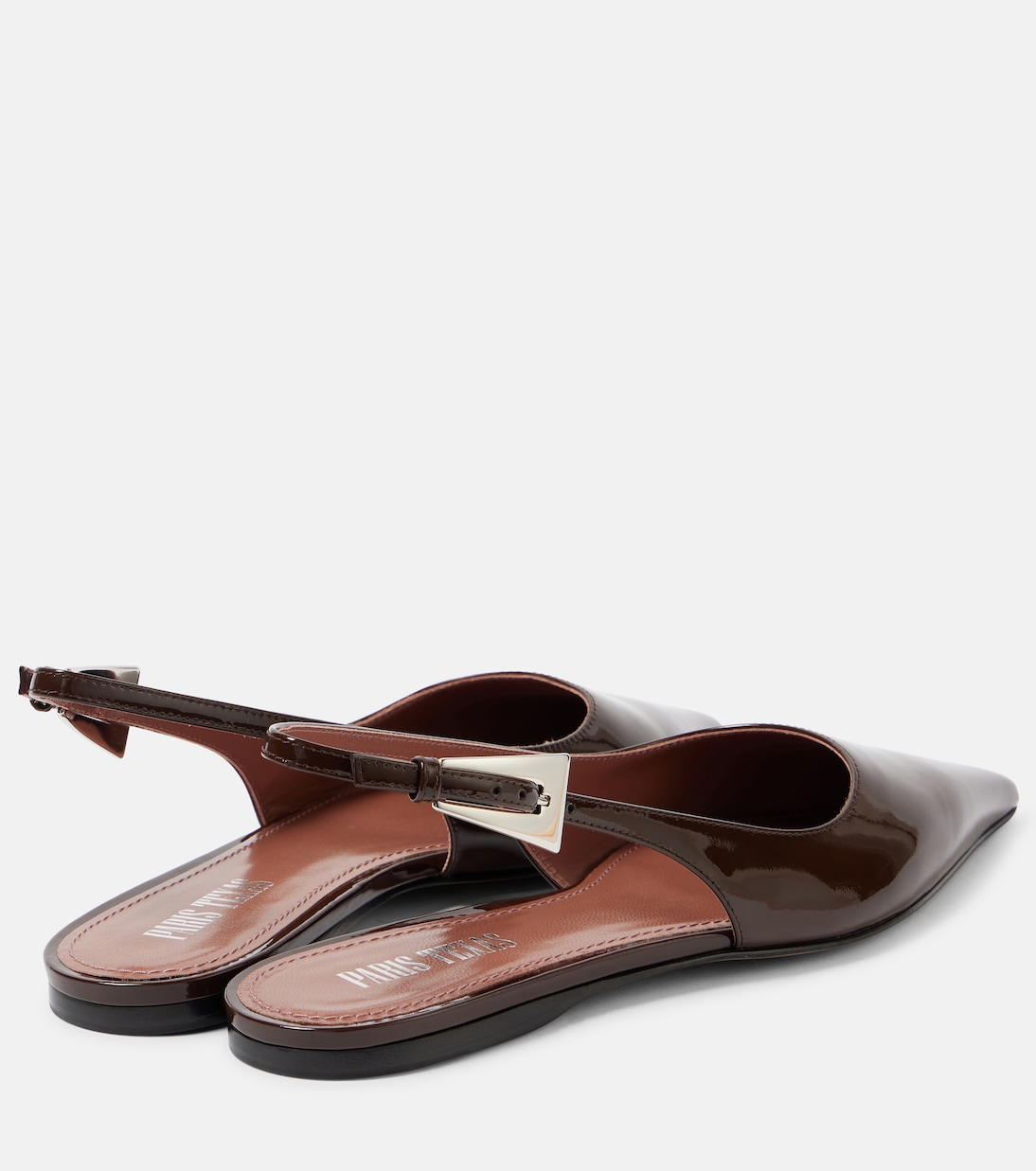 Jessica 10 patent leather slingback flats | Paris Texas